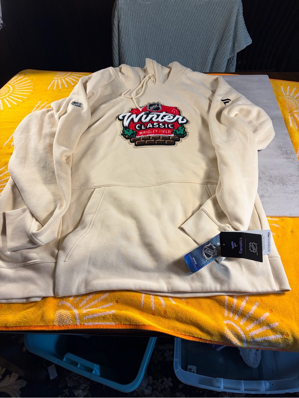 Fanatics Cream NHL Winter Classic Pullover Hoodie